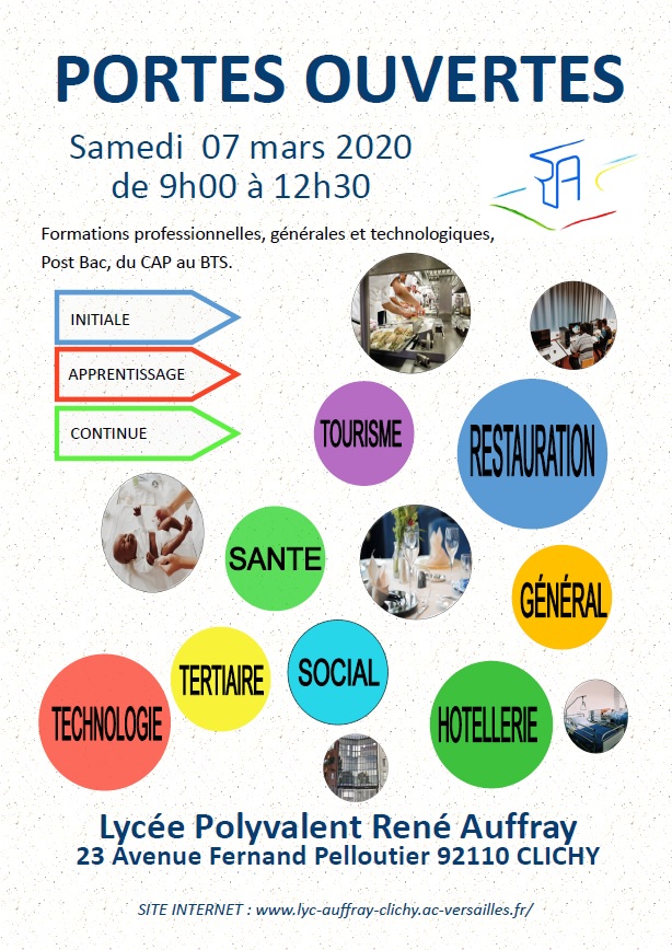 Journée Portes Ouvertes le 7 mars au lycée René Auffray